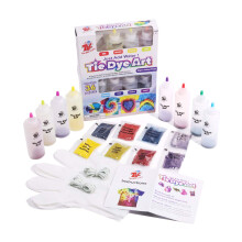 TBC The Best Crafts 8 Colours Tie Dye Kit. with Bonus Tie Dye Powder Refiils Packs