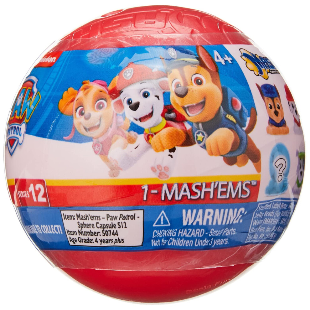 MASH'EMS PAW PATROL Collectable Squishy Characters, Paw Patrol Toys, Pre-School Collectables-image-OPC-PRGVYBS-NEW
