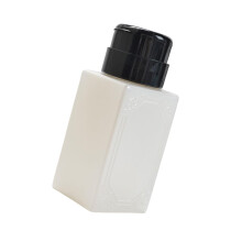 Push Down Dispenser Bottle 220ml Leakproof Pump for Nail Polish Remover and Beauty Liquids