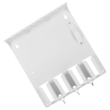 Wall Mounted Clipper Holder Barber Tool Organizer Hairdressing Rack for Quick Access White