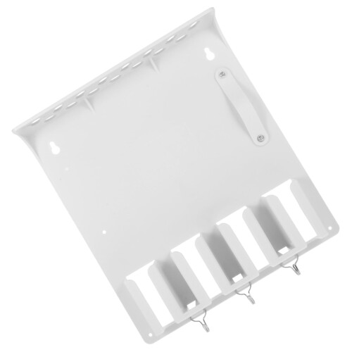 Wall Mounted Clipper Holder Barber Tool Organizer Hairdressing Rack for Quick Access White