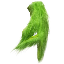 Grüne plüschige Cosplay-Handschuhe für Halloween- und Weihnachtsfeier Kostümzubehör