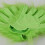 Furry Green Cosplay Gloves for Xmas 1