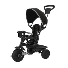 TP Toys Zoomee 4 in 1 Deluxe Trike, Grey Storm, Adjustable and Evolving Ride for Ages 10-36 Months, Parental Control, Safety Features, UV Sun Canopy,