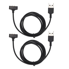 2Pcs USB Charger Cable for Fitbit Ionic Smartwatch, 3.3ft Fast Charging