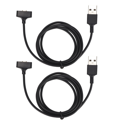 2Pcs USB Charger Cable for Fitbit Ionic Smartwatch, 3.3ft Fast Charging