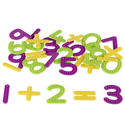 Learning Resources Learning Resources Tactile Numbers & Operations, Ages 4+, Sensory Maths Learning Kit, Trace Numbers and Operations for Early Numeracy