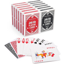 LotFancy Playing Cards 12 Packs, Large Print, Poker Size, for Jumbo Index,Texas Hold'em, Blackjack, Euchre, Canasta Cards Games