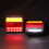 Waterproof Trailer LED Lights Magnetic Mounting IP68Rated Multi Functions DOT Certified5Wire System7Pin Plug with24ft Cable for12V Vehicles 3