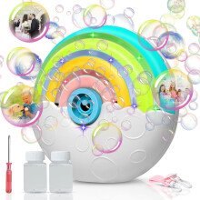 Panamalar Bubble Machine, Automatic Bubble Maker for Kids Portable Bubble Blower with 2000+ Bubbles/Min Silent Design for Outdoor Indoor Wedding Gard