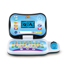 VTech Toddler Tech Laptop, Interactive Educational Computer Toy, 20 Games for Pre-School Children, Learn Alphabet, Letters, Shapes, Numbers, Music &