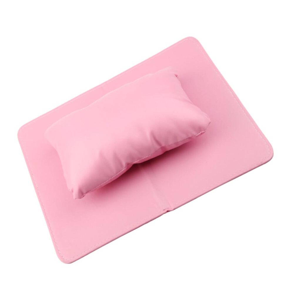 Manicure Hand Rest Pillow and Washable Nail Art Table Mat Set with Ergonomic Hand Support