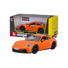 Bburago Porsche 911 GT3 - Realistic 1:24 Scale Model Car (Random Choice from Available Colours), Official Porsche Licence, Recommended Age 3+ Years