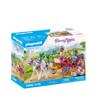 Playmobil | Princess Magic | Royal Carriage Ride with Princess and Prince | Princess Toy | Fairy Tale Toy for Kids Aged 4+ | 71846