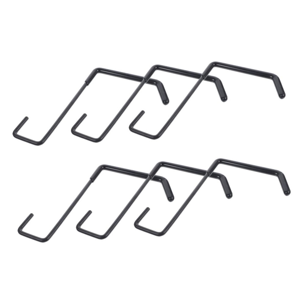 6Pcs Heavy Duty Garage Storage Hooks Wall Mount Hangers For Bikes Ladders Tools Weatherresistant Easy Install 9070919983801