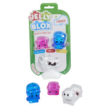 Jelly Blox - Farmer Character Set | Squishy Is More Fun! | Unique Squishy Building System | For Ouch-Free, Open, Imaginative Play | For Boys And Girl