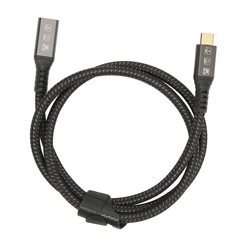 Usb4 Male To Female Cable High Resolution Monitors Right Angle Design Fast Charging Technology Exquisite Products Compatible With Thunderbolt 4 And 9432746977932