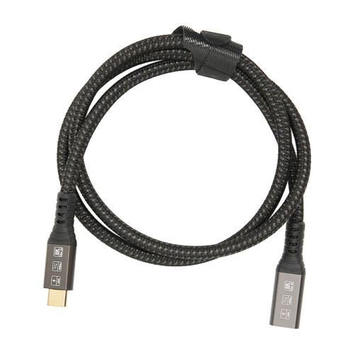 Καλώδιο USB4Αρσενικό σε Θηλυκό, Οθόνες Υψηλής Ανάλυσης, Σχεδιασμός Ορθής Γωνίας, 2