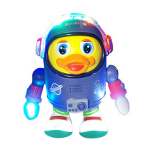 Dancing Duck, Dancing Space Duck Toy, Wiggling Robot with Lights and Sounds for Kids 3+ Girls Boys Birthday Home School Preschool