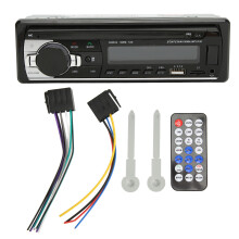 24V auto-audiosysteem met handsfree bellen, spraakassistentie, geluidseffecten, dubbele USB-poorten en FM-radio voor moderne voertuigen.