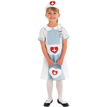 Rubie's Official Nurse Fancy Dress, Children Costume, 104 cm - Small 3/4 Years, White Halloween, World Book Day