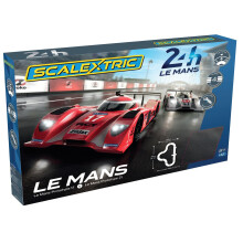 Scalextric Racing Track Sets for Kids - C1368 Le Mans Sports Speed Track - Electric Race Kits for Boys & Girls 8+, Slot Car Toys & Games - 1:32 Scale