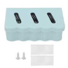 Wall Mounted Hair Catcher, Durable ABS & Silicone Reusable Hair Collector for Showers, Multi-Functional Hook Design with Easy Clean Hair Trap Drain