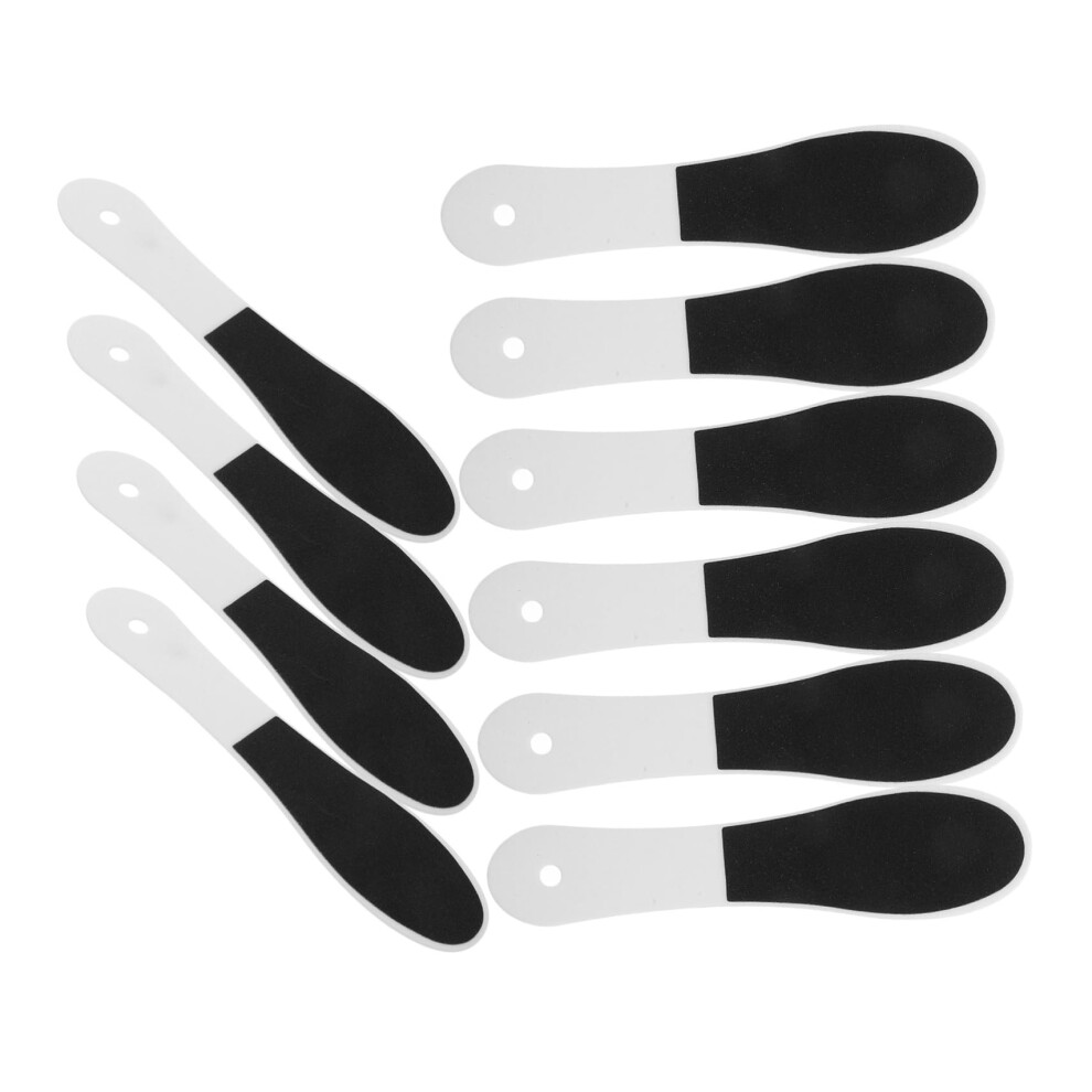 10pcs DoubleSided Foot File Callus Remover for Dead Skin Pedicure Home and Travel Use