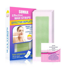 Silky Smooth Wax Strips For Women Men Individually Wrapped All Areas Hair Removal Long Lasting Effect No Heating Required Easy Travel Use