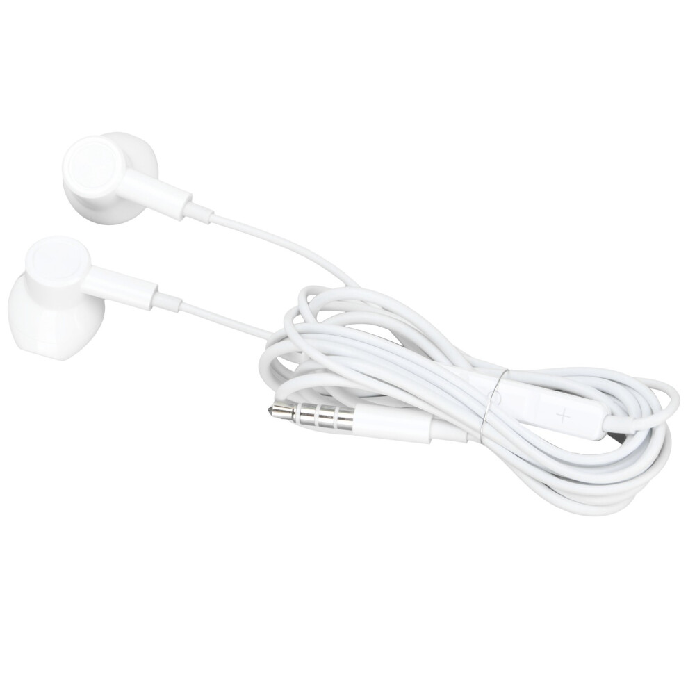 Me530 Wired Earphones 3.5Mm Heavy Bass Earbuds, 1.2M, White 4671391516102