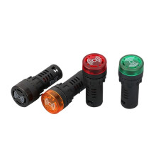 AD1622SM Industrial Warning Buzzer with Chime 12V 24V 220V Dual Mode Sound and Light Alarm
