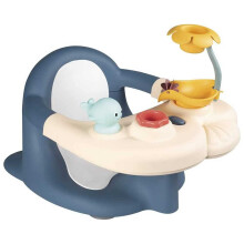 SMOBY - Little Smoby 2 in 1 Baby Bath Time Seat and Activity Table – Unisex bath toy for children 6 to 16 months and 6 to 13kg