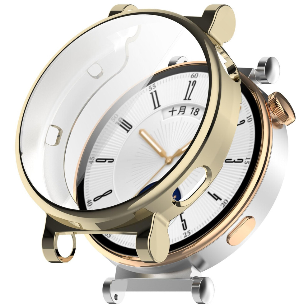 Smartwatch Protective Case 41Mm Shockproof Scratch Resistant Bumper Cover For Gt4 Gold 9455672928946