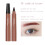 Waterproof Micro Fork Eyebrow Pen with Precise 4 Tip Design, Long Lasting Smudge Proof, 1PC 4# 4