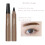 Waterproof Micro Fork Eyebrow Pen with Precise 4 Tip Design, Long Lasting Smudge Proof, 1PC 4# 3