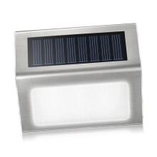 Solar Outdoor Lights Motion Sensor Waterproof Stainless Steel Garden Wall Lamp for Patio Courtyard