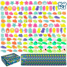 BONNYCO Mochi Squishy Toys 160 Pack for Party Bag Fillers for Kids Unisex