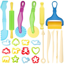 23 PCS Playdough Set Setplaydough Accessories, Play Dough Tools Smart Clay Dough Tools Playdough Tools, Rollers Cutters Extruders Kit, Play Dough is