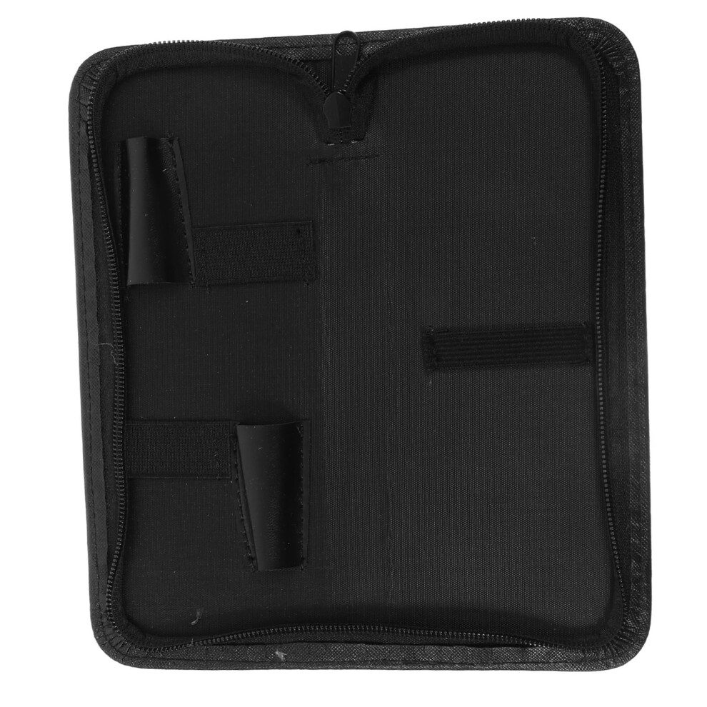 Hair Scissors Case with Secure Zipper Closure, Salon Hairdressing Scissors Pouch, Black Travel Holder