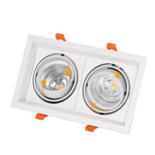 30W Double Head LED Ceiling Spotlight Recessed Downlight for Home and Commercial Lighting