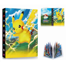 Card Binder for Pokemon, Card Holder Album 4 Pocket 240 Cards 30 Pages, Trading Card Folder Book