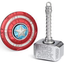 Fidget Spinner Hammer Hand Spinner Toys for Kids Adult, Metal Finger Spinner Two Modes Fidget Pack for Anxiety Stress Relief Focus, Birthday Hallowee