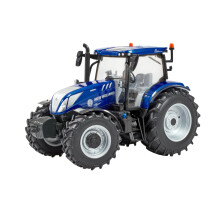 Britains New Holland T6.180 Blue Power Tractor Toy, Farm Toys for Children, New Holland Tractor Toy Compatible with 1:32 Scale Farm Animals and Toys,