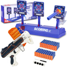 Shooting Games Toys for 3-10 Year Old Boys Kids,Electronic Digital Target for Nerf Guns,Nerf Gun Toy with Auto Reset Targets,Birthday Presents Hallow