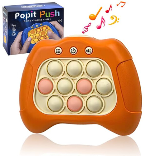 Jastown quick push game console,light up pop it electronic game,decompression breakthrough puzzle game machine,push pop bubble sensory fidget toy,Han