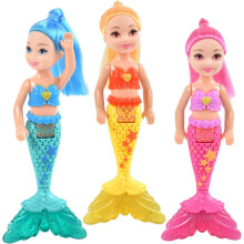 iFunLong Mermaid Doll Toy for 3+ Girls Gifts, 3Packs