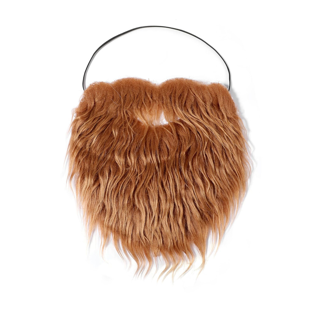 Yolev Fake Beard Costume Realistic Beard With Elastic Rope Easy To Wear Fake Mustache Old Man Woman Costume Beard For Adult Halloween Christmas Cosplay Par
