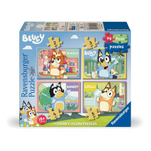 Ravensburger Bluey My First Jigsaw Puzzles for Kids Age 3 Years Up - 2, 3, 4 & 5 Pieces - Educational Toddler Gifts & Toys
