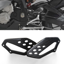 Carbon Fiber Heel Guards Lightweight Racing Style Heat Protection for BMW S1000RR 20092018