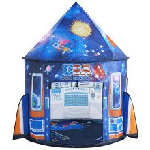 JOYIN Rocket Ship Play Tent for Kids, Astronaut Spaceship Space night sky Themed Pretend Playhouse Kids Indoor Outdoor Games Party Pop Up Foldable Te